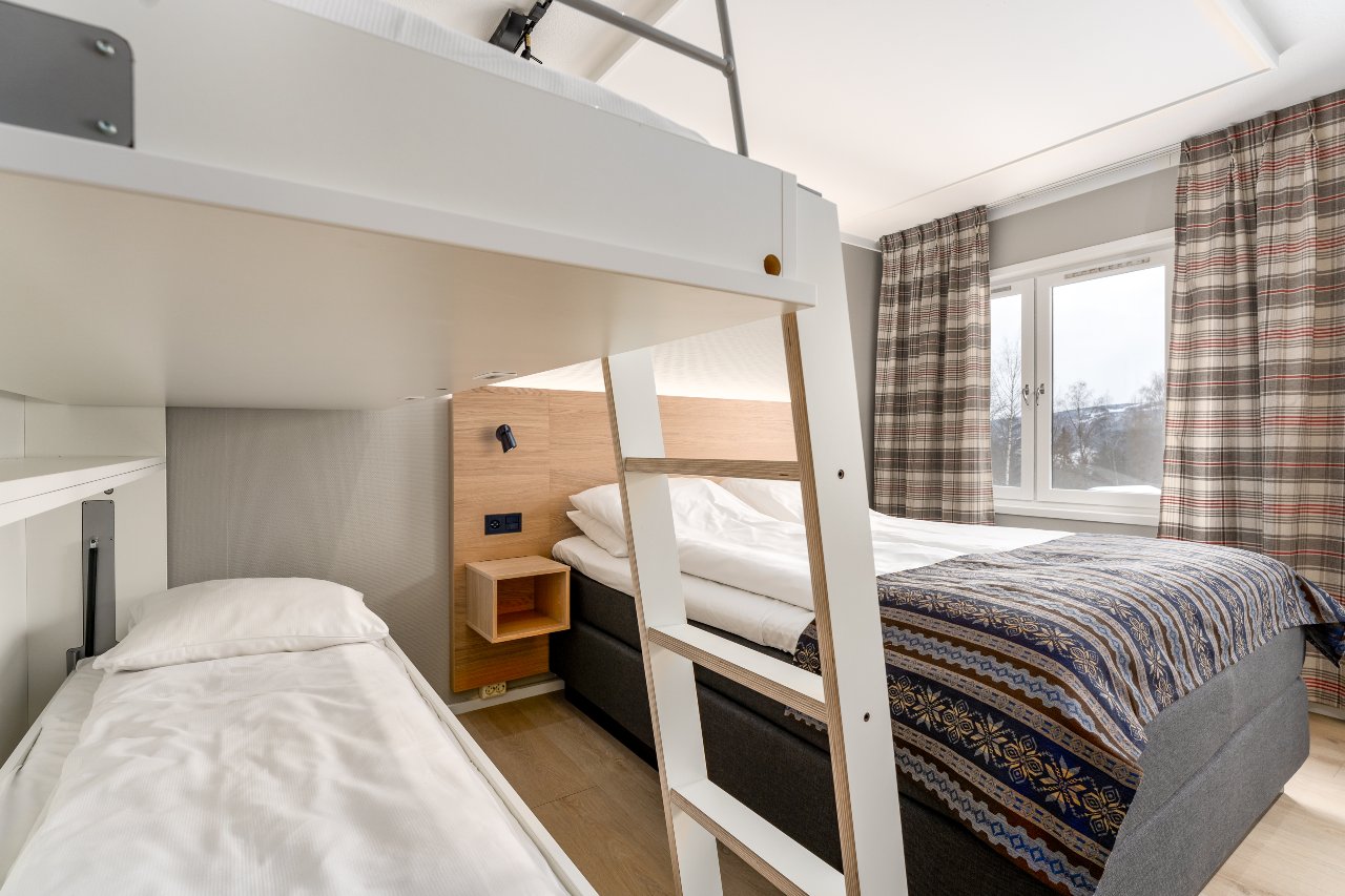 Dobbeltrom Plus med utfellbar skapseng | Birkebeineren Hotel | Lillehammer